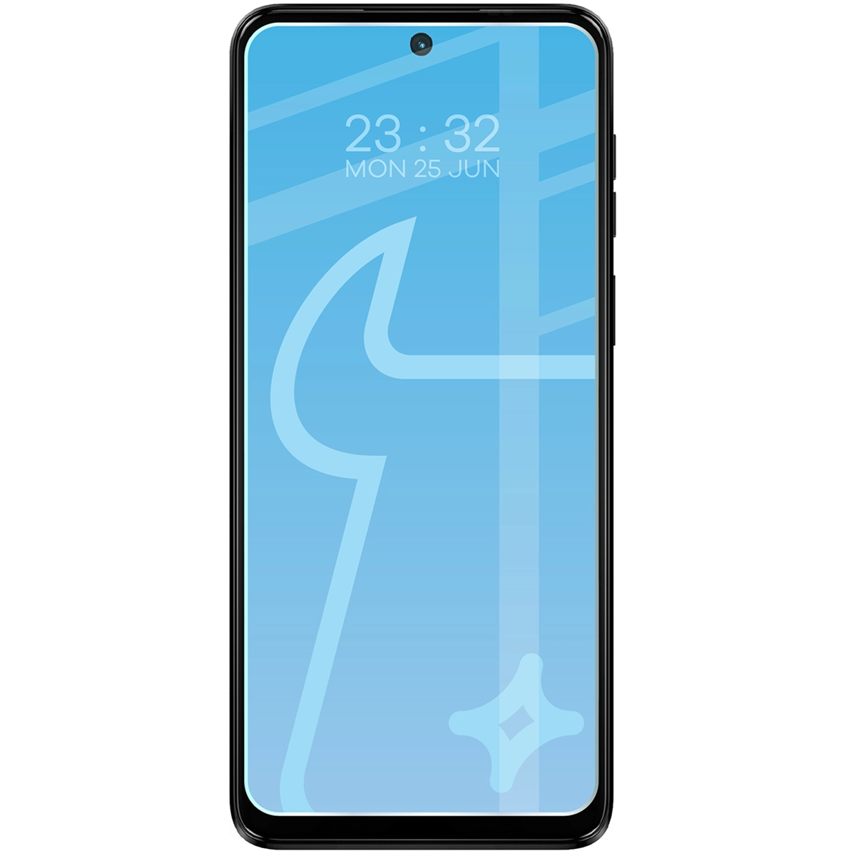 Telefon z nałożonym szkłem Bizon Glass Clear Duo do Motorola Moto G14 4G / Motorola Moto G54 5G / Motorola Moto G54 Power 5G / Motorola Moto G55 5G