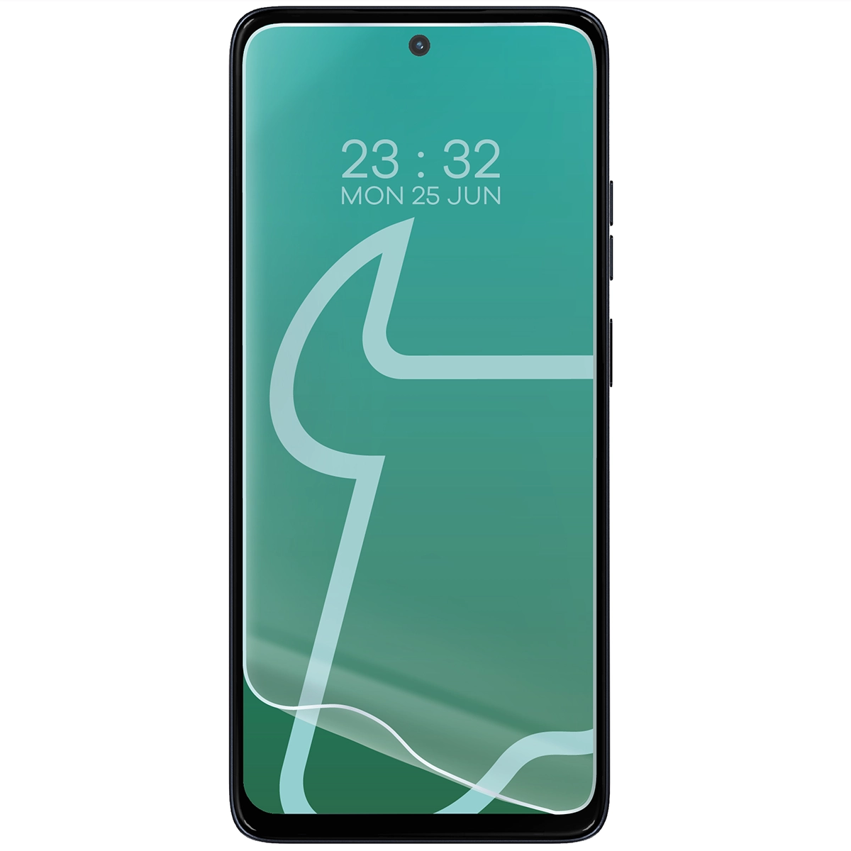 Folia hydrożelowa do Motorola Moto G56 5G obok telefonu