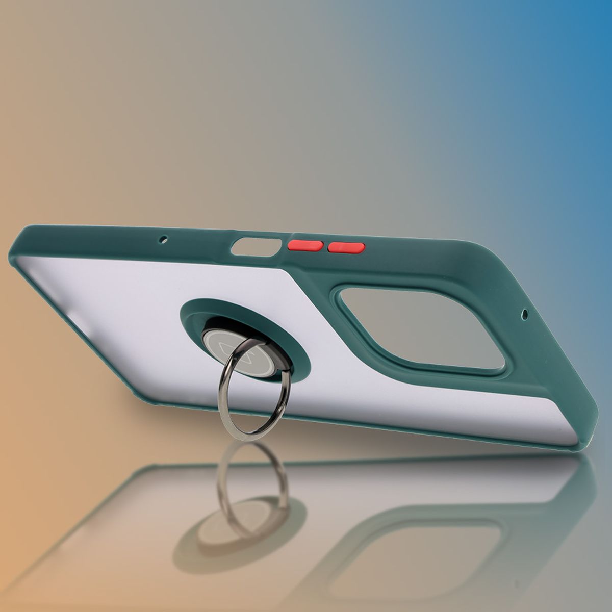 Uchwyt jako podstawka w etui Bizon Hybrid Ring