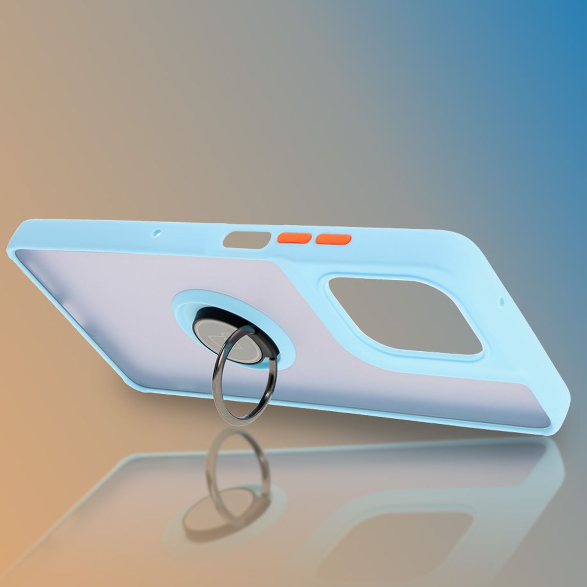 Uchwyt jako podstawka w etui Bizon Hybrid Ring