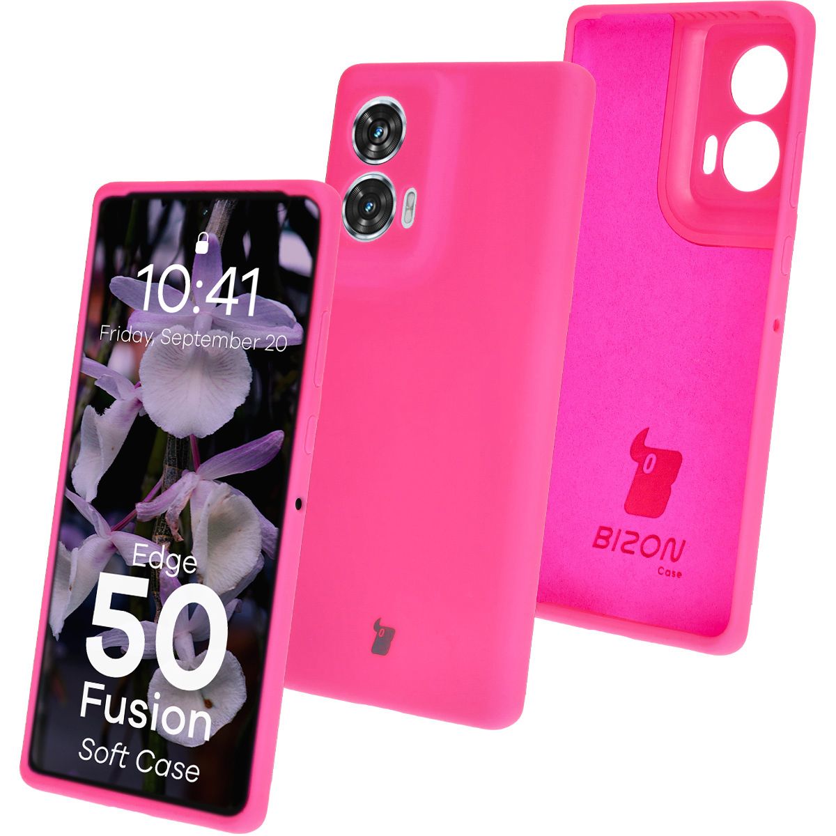 Silikonowe etui Bizon Soft Case do Motorola Edge 50 Fusion