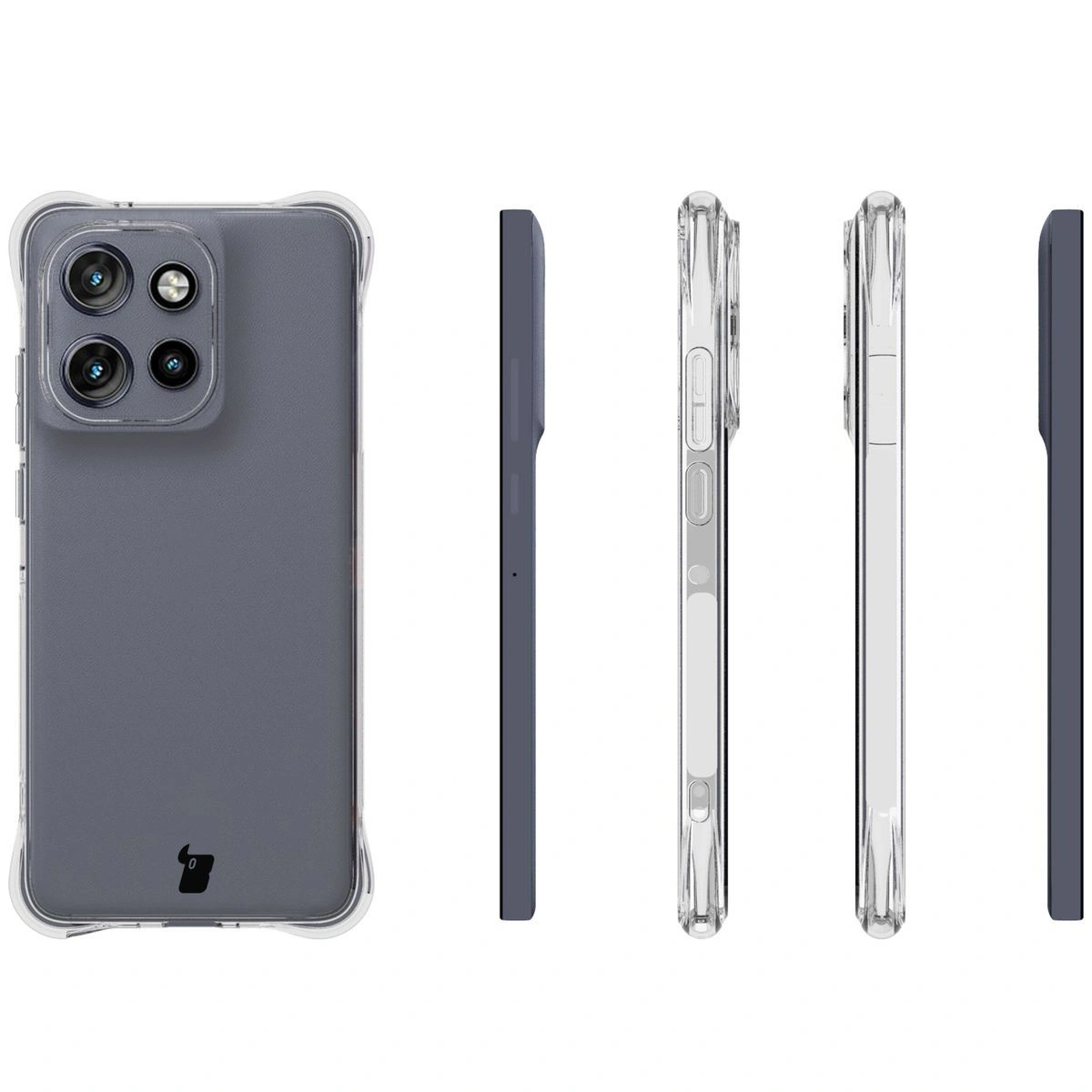 Przezroczyste plecki Case Salpa do Motorola Edge 50 Neo