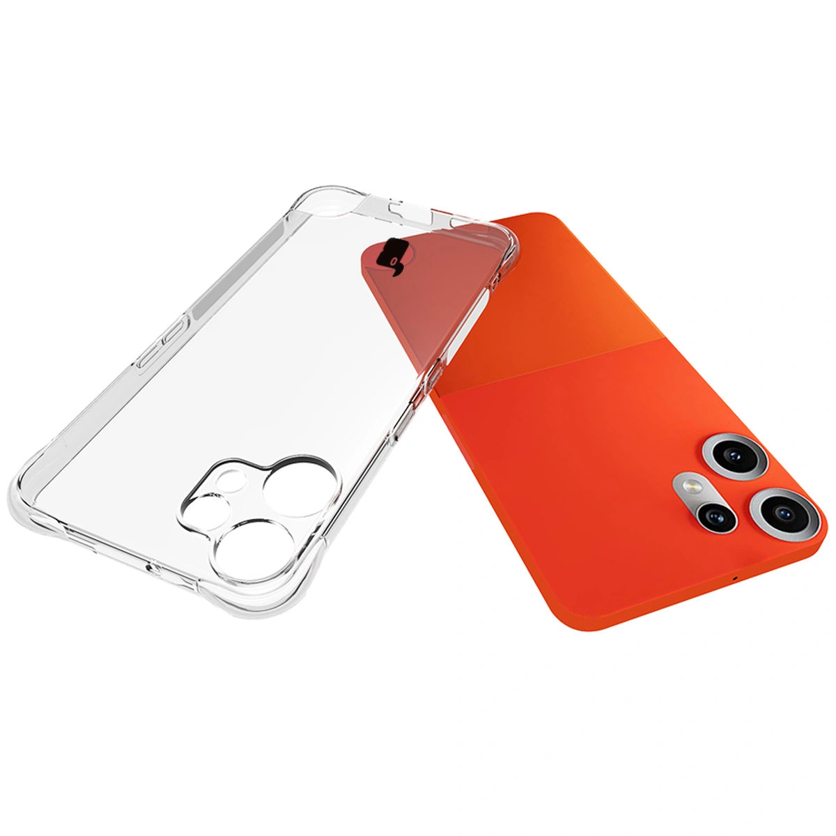 Dedykowane wycięcia i podwyższone krawędzie aparatu w etui Bizon Case Salpa do Nothing CMF Phone 2 Pro