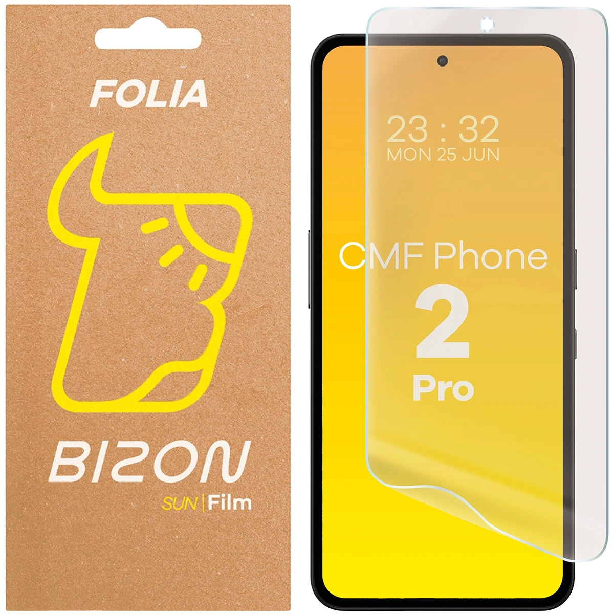 Folia matowa na ekran Bizon Film Sun do Nothing CMF Phone 2 Pro, 1 sztuka