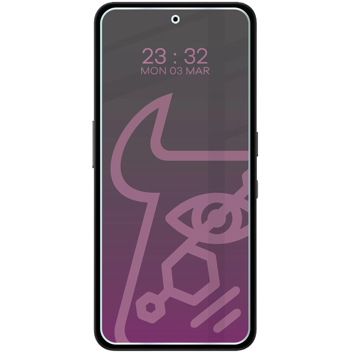 Wizualizacja szkła Hybrid Shadow nałożonego na telefon Nothing CMF Phone 2 Pro