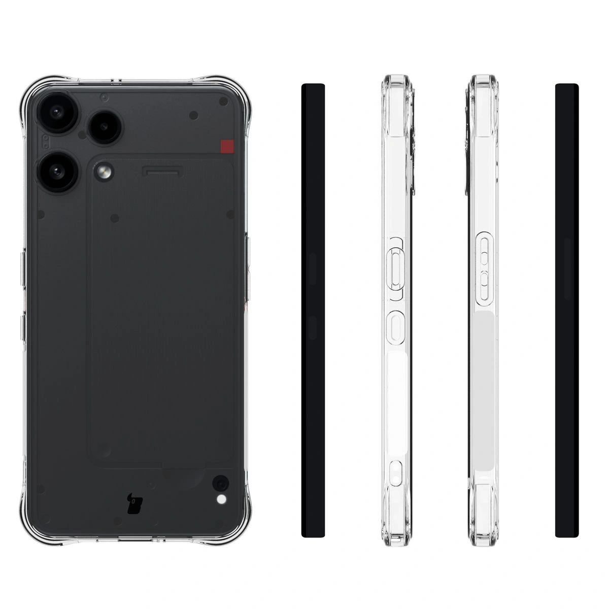 Przezroczyste plecki Case Salpa do Nothing Phone (3a) Lite