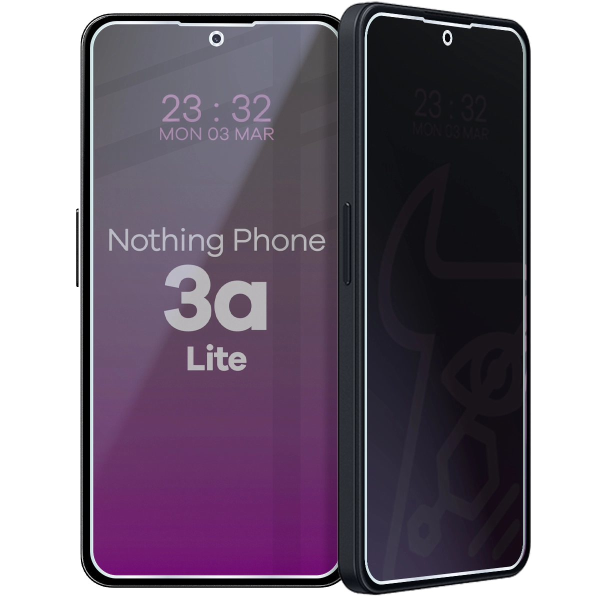 Szkło hybrydowe prywatyzujące Bizon Hybrid Shadow do Nothing Phone (3a) Lite