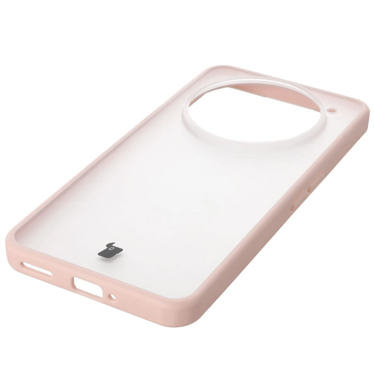 Zintegrowane przyciski, wycięcia i hybrydowy materiał w etui Bizon Case Angelo do Nothing Phone (3a) Pro