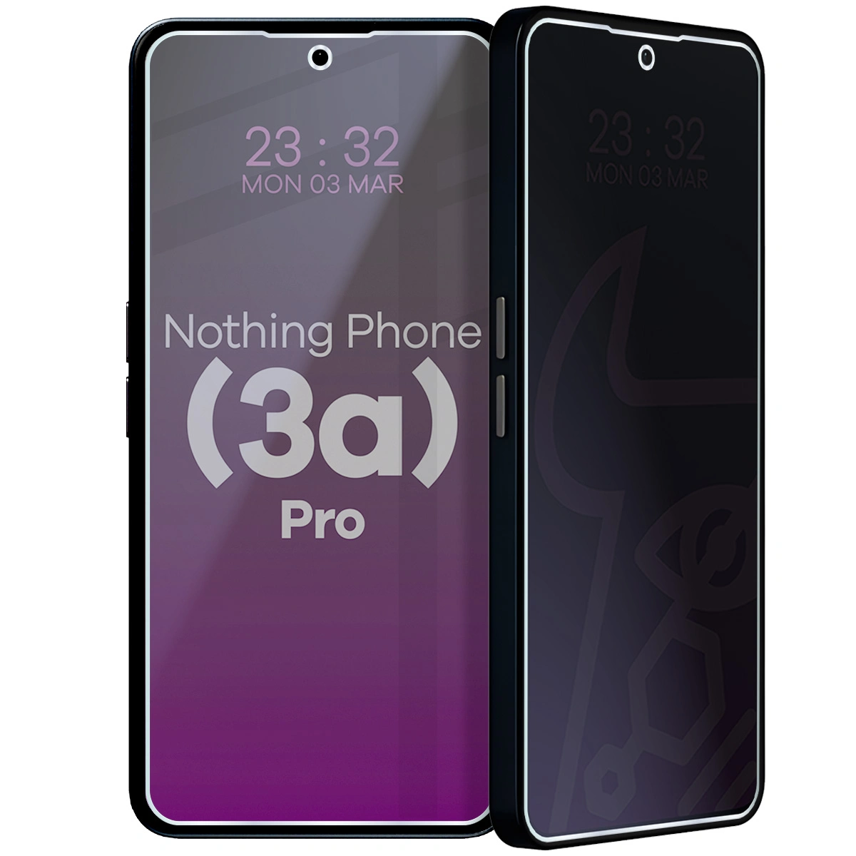 Szkło hybrydowe prywatyzujące Bizon Hybrid Shadow do Nothing Phone (3a) Pro