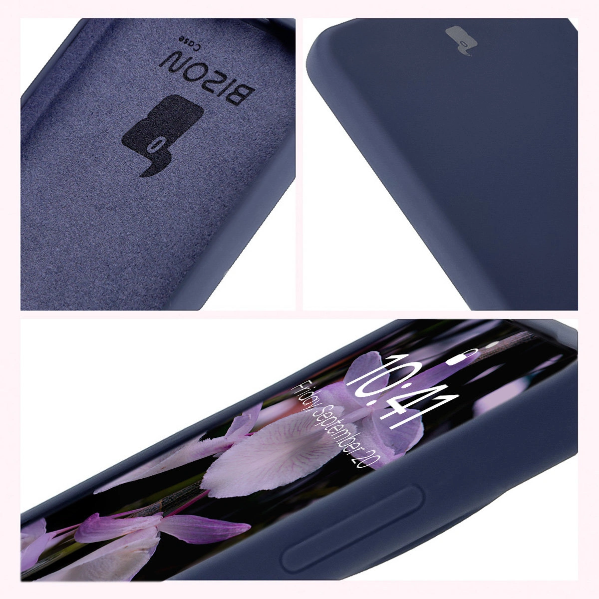 Konstrukcja etui Bizon Soft Case: zintegrowane osłony, podwyższone krawędzie i wyściółka z mikrofibry do OnePlus 13R