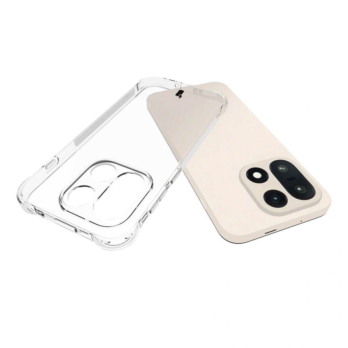 Dedykowane wycięcia i podwyższone krawędzie aparatu w etui Bizon Case Salpa do OnePlus 15