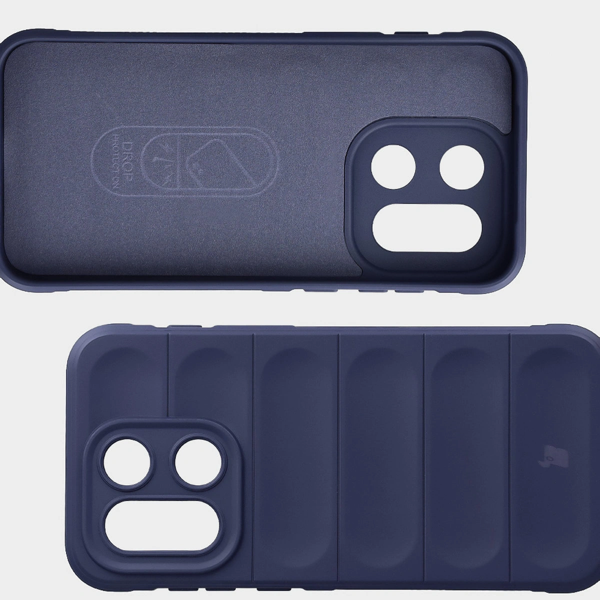 Wyściółka z mikrofibry, wyżłobienia na pleckach i wzmocnione narożniki w etui Bizon Case Tur do OnePlus 15