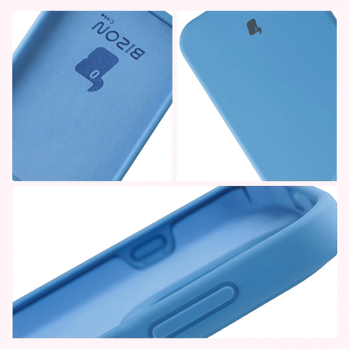 Konstrukcja etui Bizon Soft Case: zintegrowane osłony, podwyższone krawędzie i wyściółka z mikrofibry do OnePlus 15