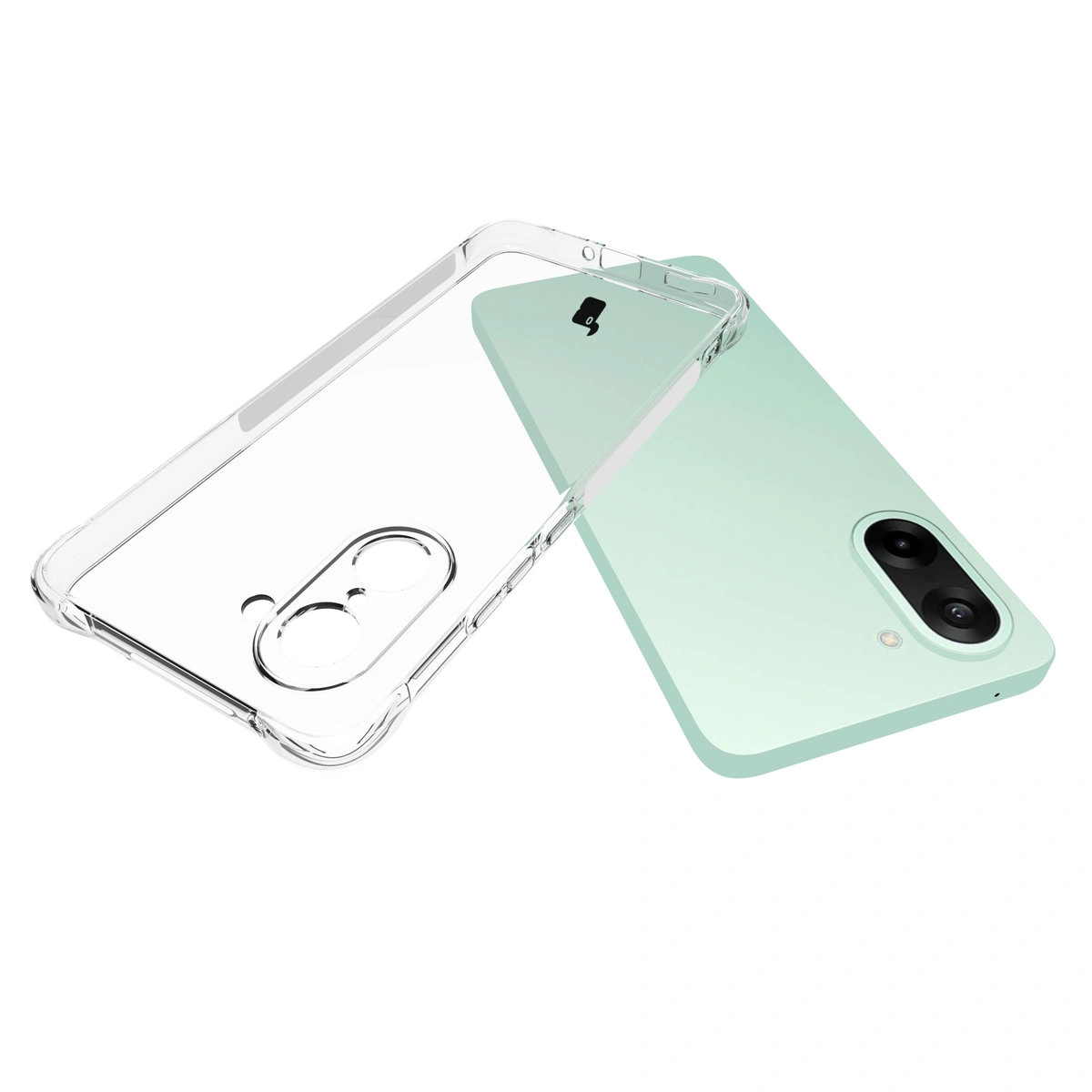 Dedykowane wycięcia i podwyższone krawędzie aparatu w etui Bizon Case Salpa do OnePlus Nord CE5 5G