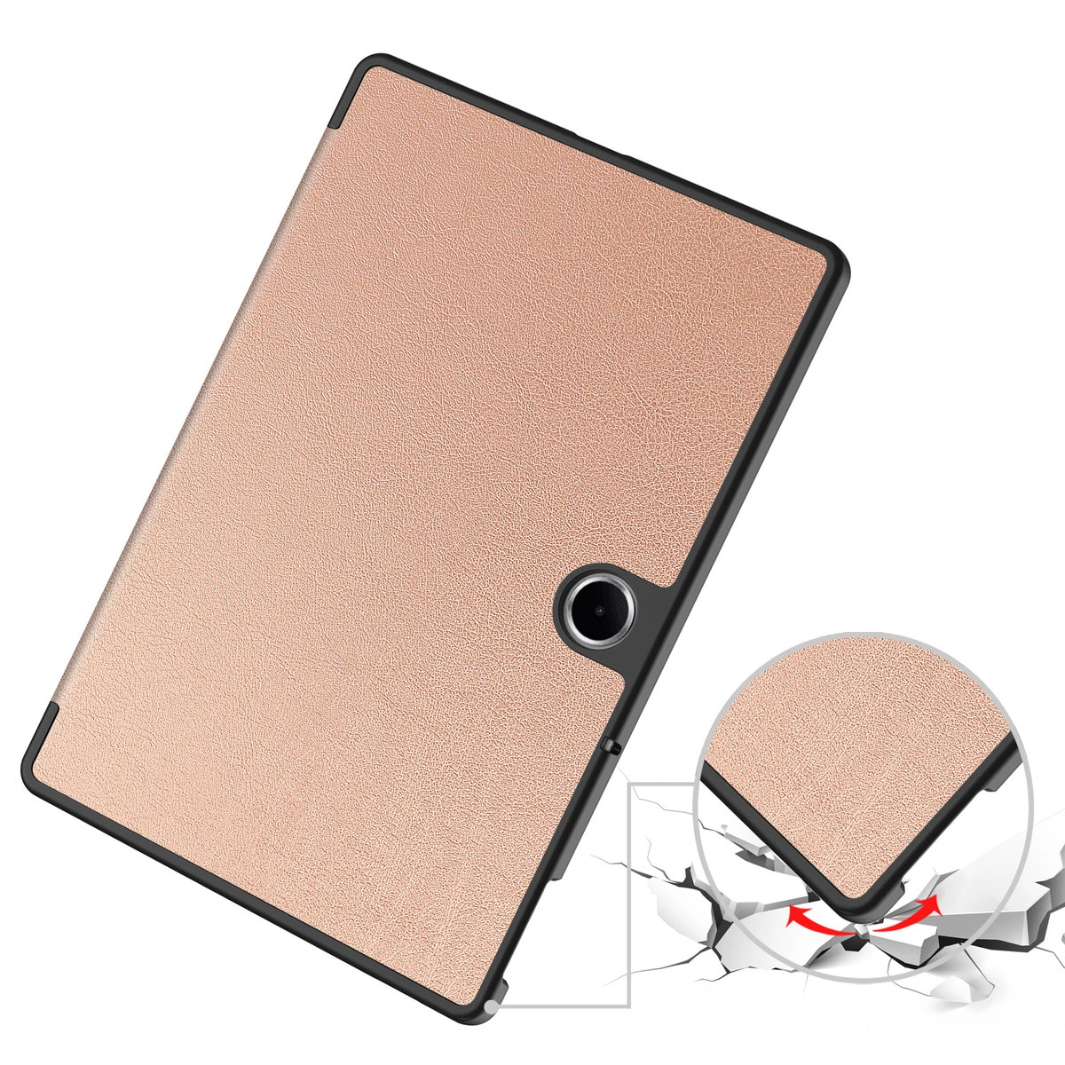 Wzmocnione narożniki i konstrukcja Bizon Case Tab Croc do OnePlus Pad Lite / Oppo Pad SE