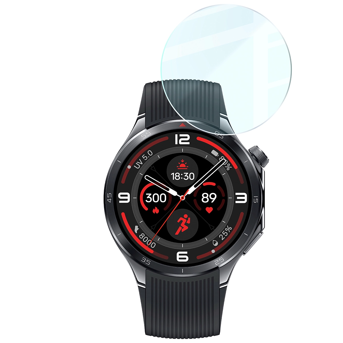 Przejrzystość szkła hartowanego Bizon Glass Watch Clear do OnePlus Watch 3