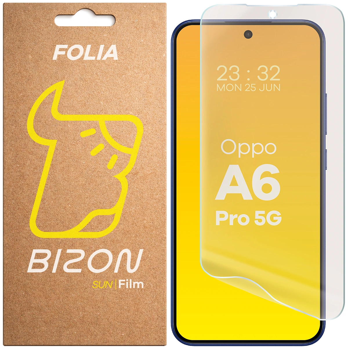 Folia matowa na ekran Bizon Film Sun do Oppo A6 Pro 5G, 1 sztuka
