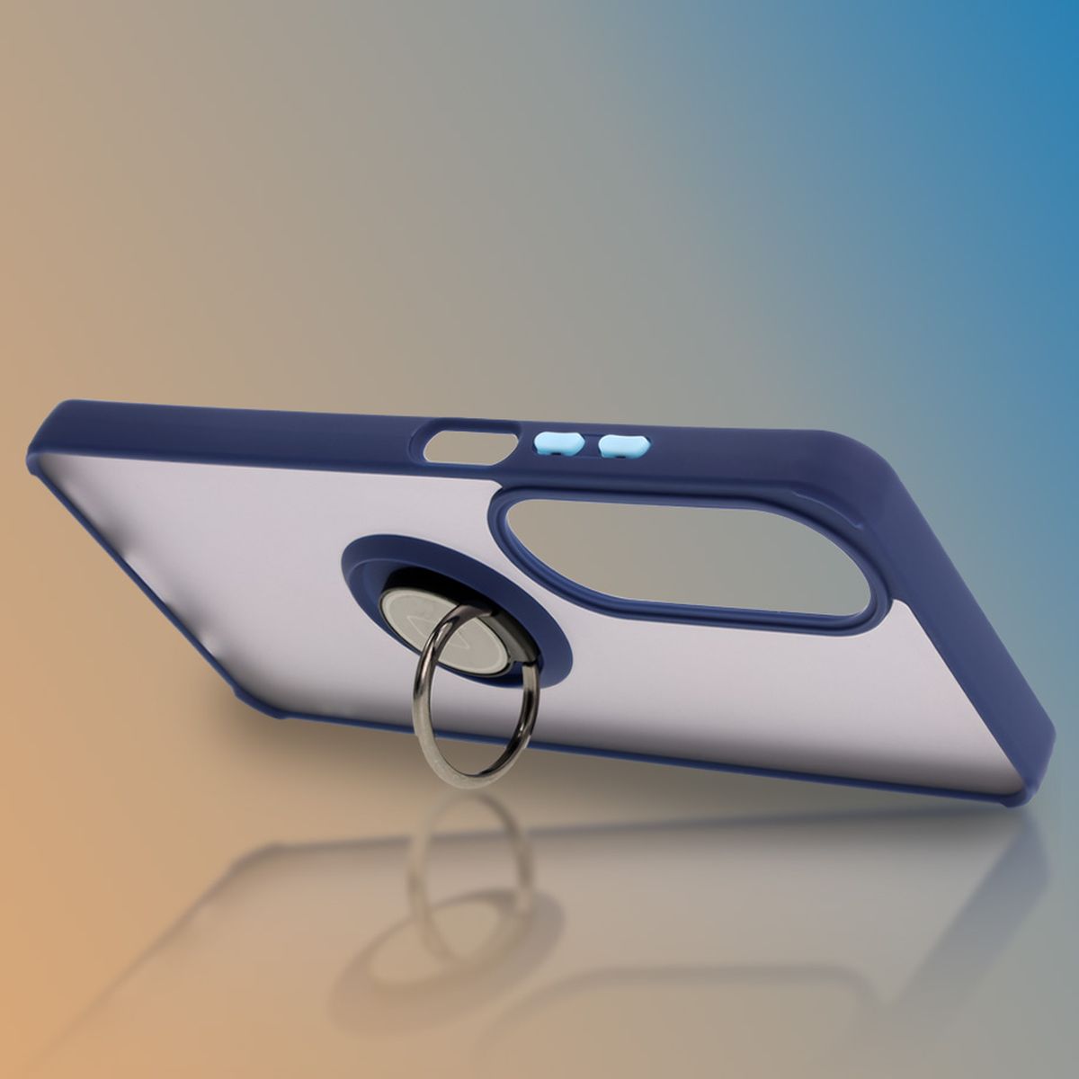 Uchwyt jako podstawka w etui Bizon Hybrid Ring