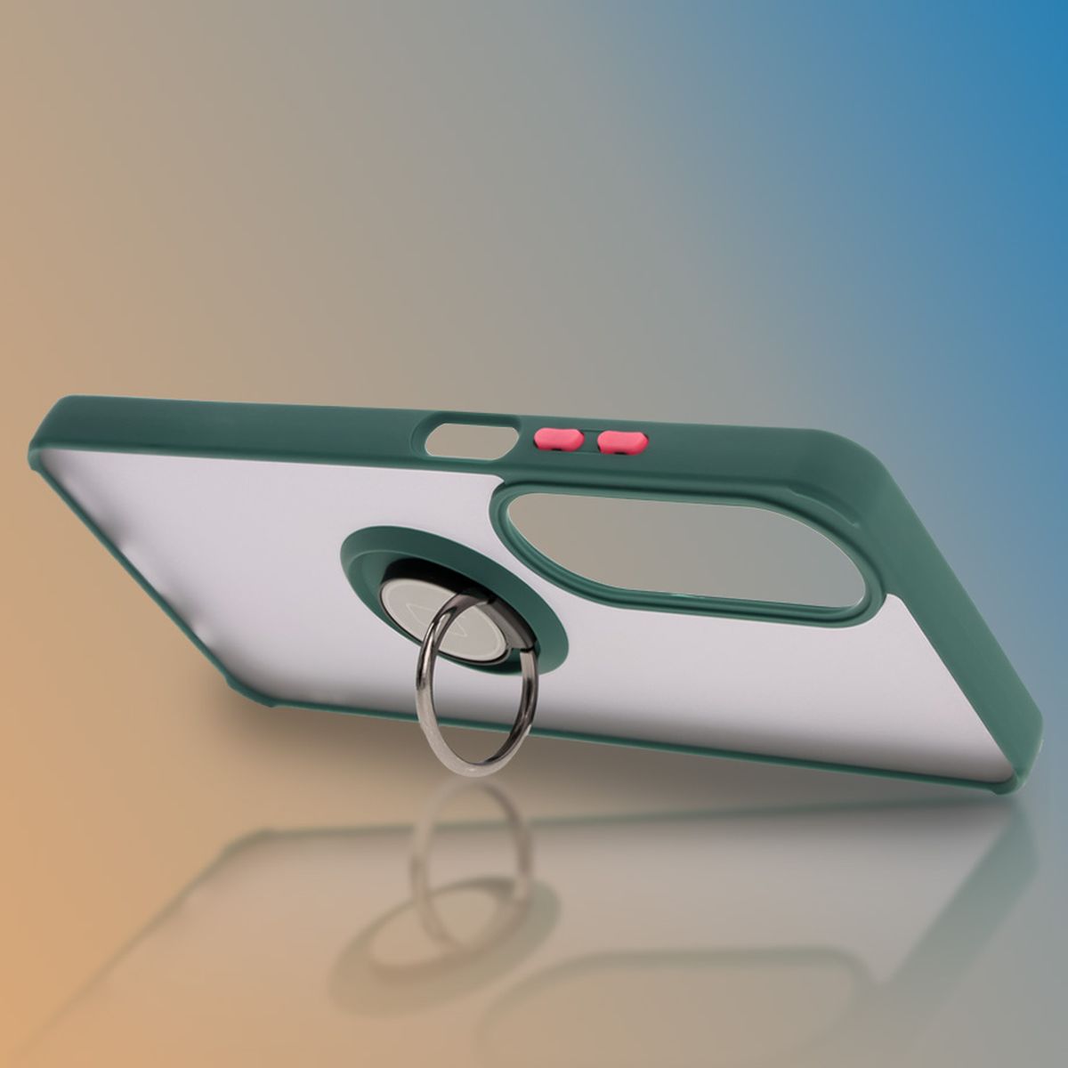 Uchwyt jako podstawka w etui Bizon Hybrid Ring