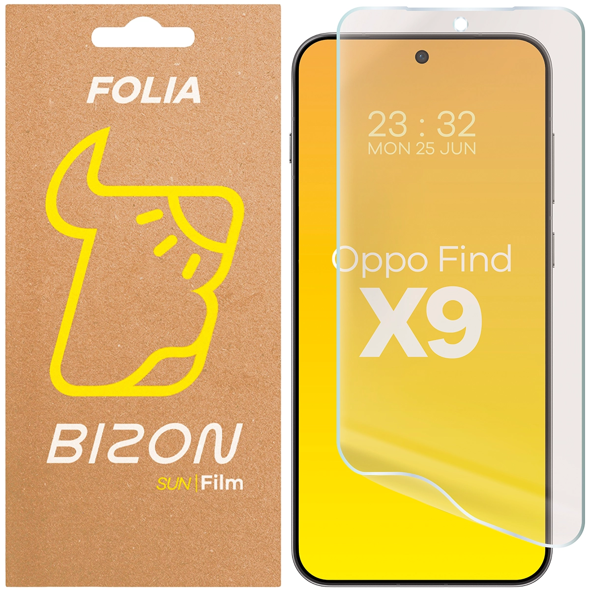 Folia matowa na ekran Bizon Film Sun do Oppo Find X9, 1 sztuka