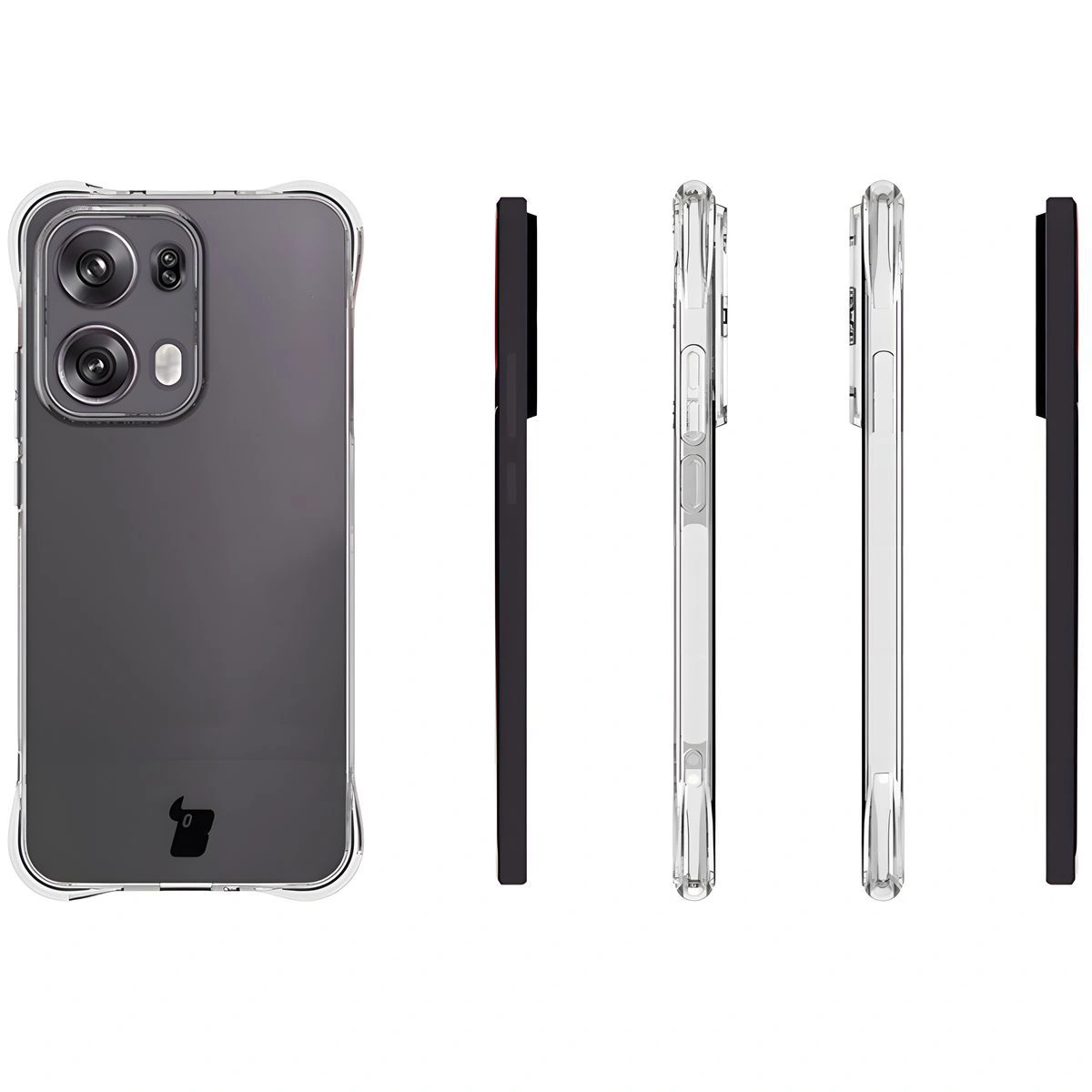 Przezroczyste plecki Case Salpa do Oppo Reno13 Pro