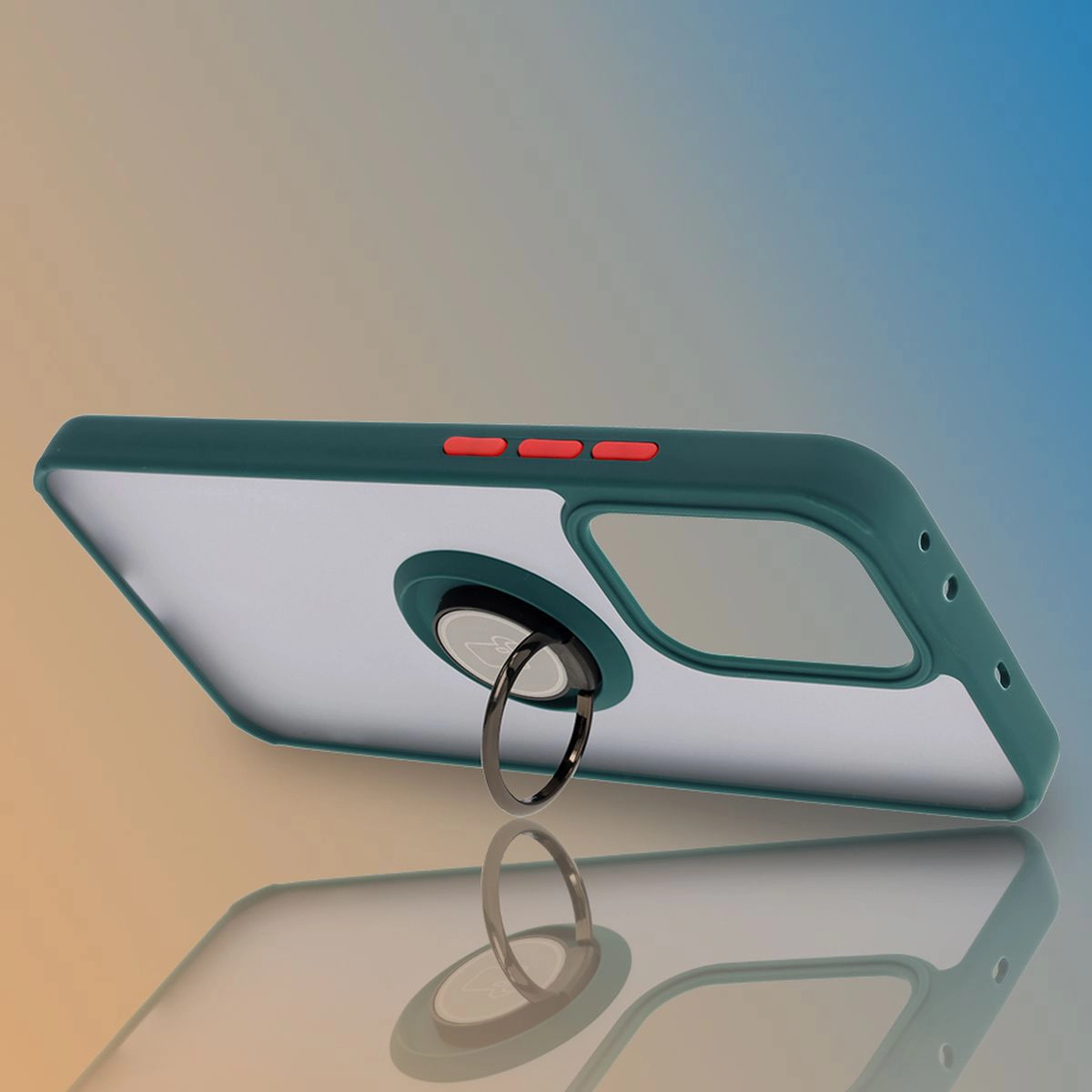 Uchwyt jako podstawka w etui Bizon Hybrid Ring