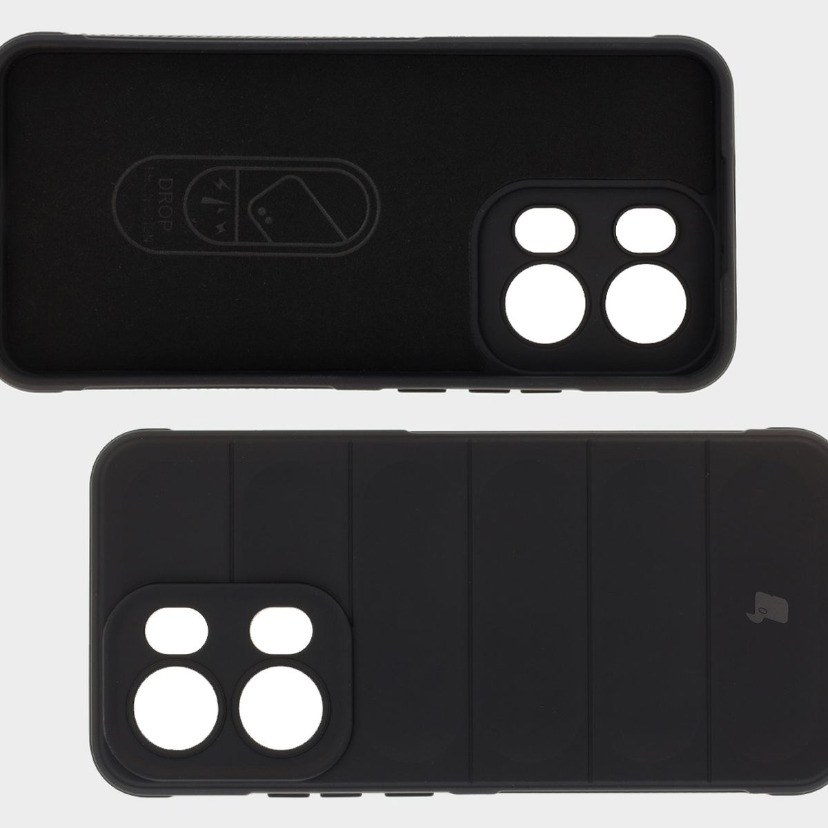 Wyściółka z mikrofibry, wyżłobienia na pleckach i wzmocnione narożniki w etui Bizon Case Tur