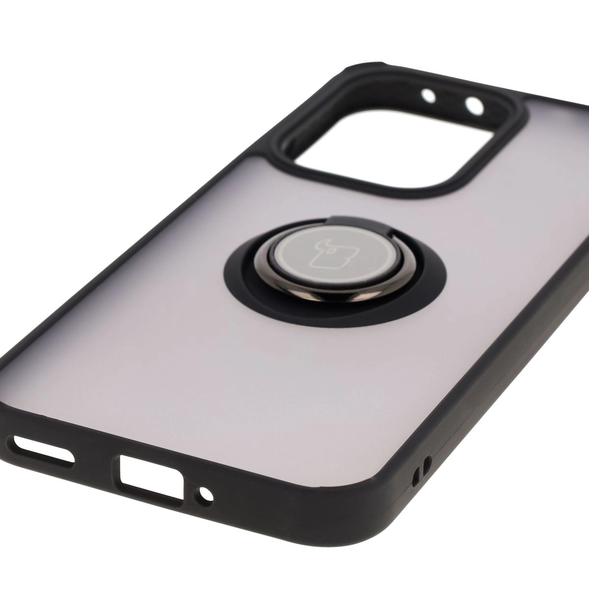 Precyzyjne wycięcia, zintegrowane osłony oraz wycięcie na smyczkę w etui Bizon Case Hybrid Ring