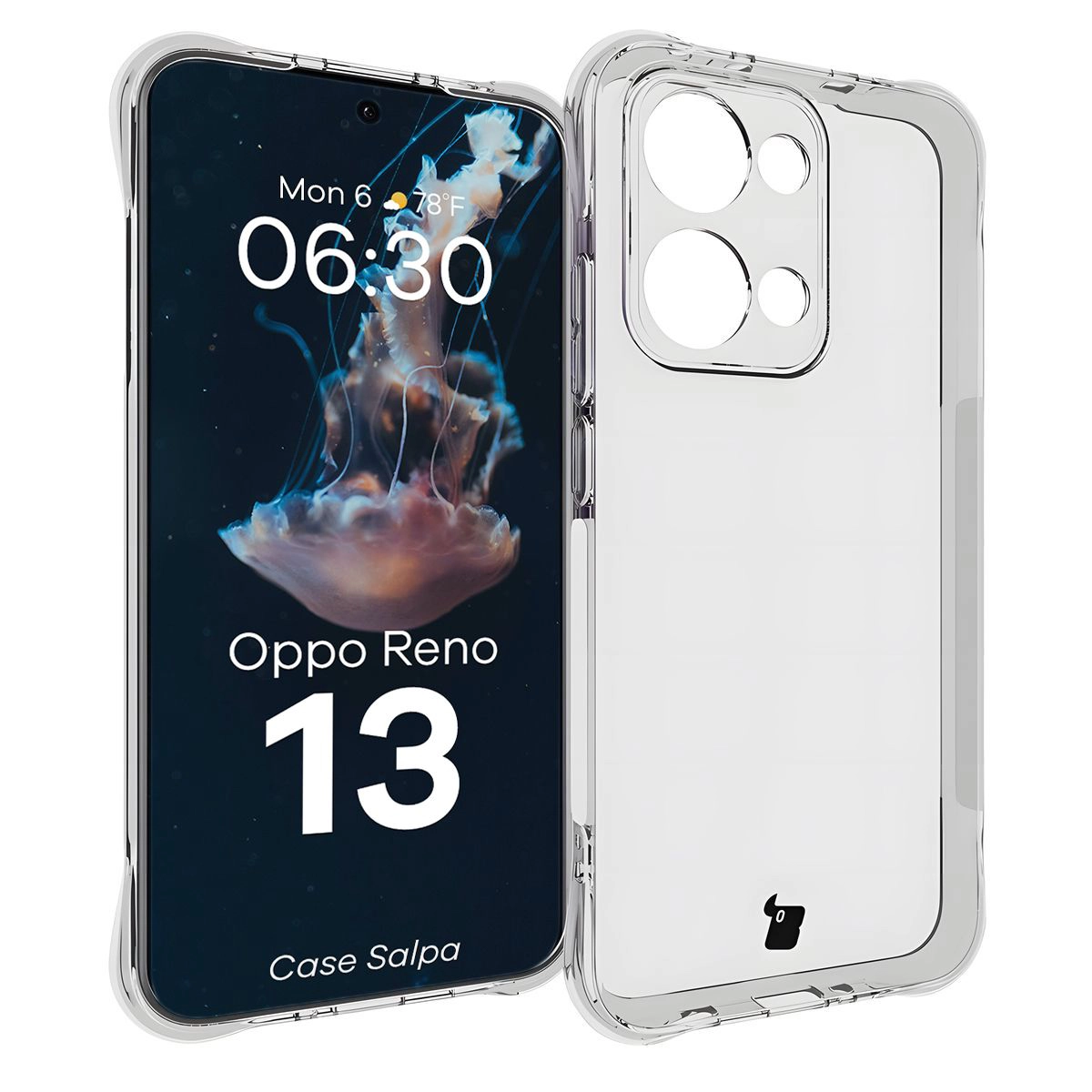 Przezroczyste etui Bizon Case Salpa do Oppo Reno13