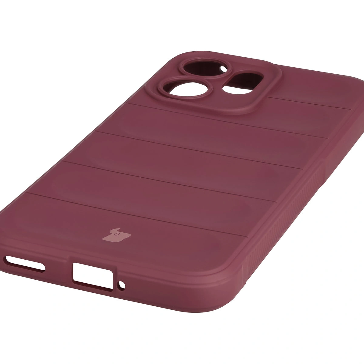 Precyzyjne wycięcia i kompatybilność z ładowaniem indukcyjnym w etui Bizon Case Tur do Oppo Reno 14 F / Oppo Reno 14 FS
