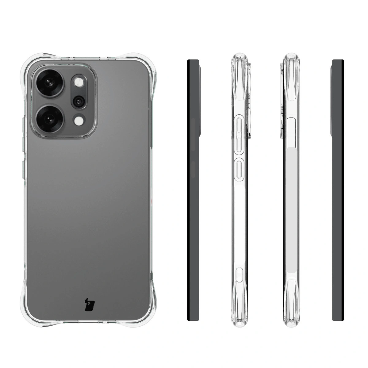 Przezroczyste plecki Case Salpa do Oppo Reno 14