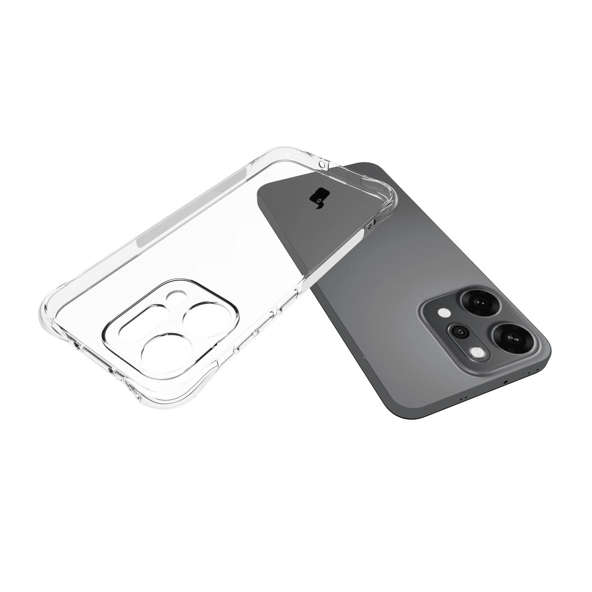 Dedykowane wycięcia i podwyższone krawędzie aparatu w etui Bizon Case Salpa do Oppo Reno 14