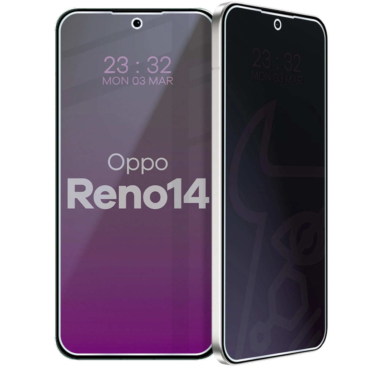 Szkło hybrydowe prywatyzujące Bizon Hybrid Shadow do Oppo Reno 14