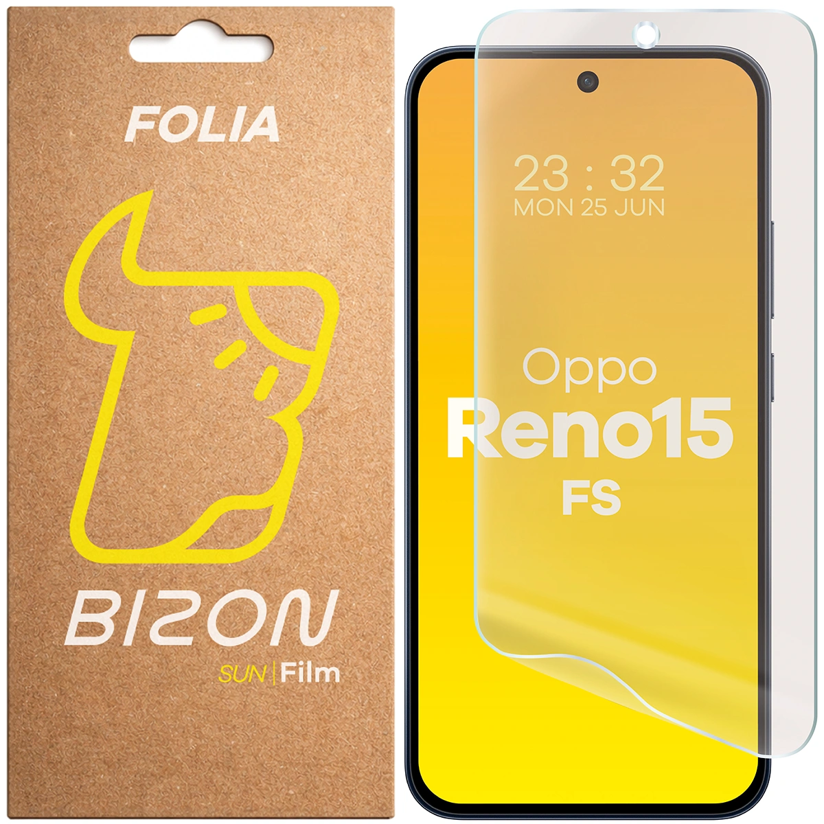 Folia matowa na ekran Bizon Film Sun do Oppo Reno 15 FS, 1 sztuka