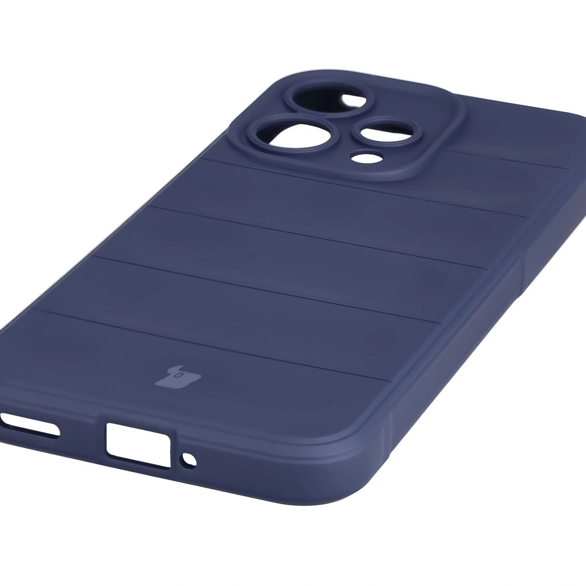 Precyzyjne wycięcia i kompatybilność z ładowaniem indukcyjnym w etui Bizon Case Tur do Oppo Reno 15