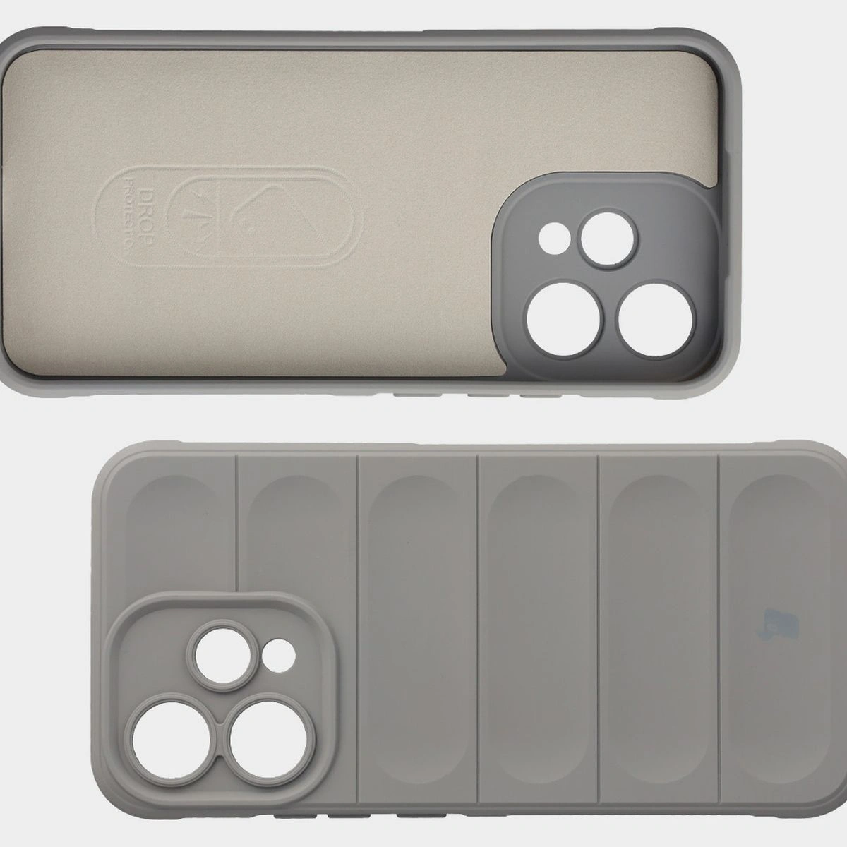 Wyściółka z mikrofibry, wyżłobienia na pleckach i wzmocnione narożniki w etui Bizon Case Tur do Oppo Reno 15