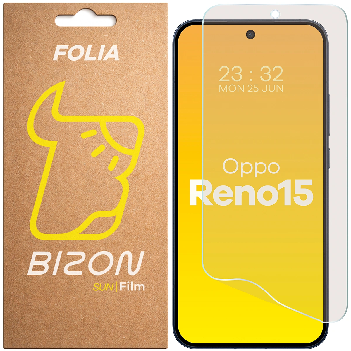 Folia matowa na ekran Bizon Film Sun do Oppo Reno 15, 1 sztuka