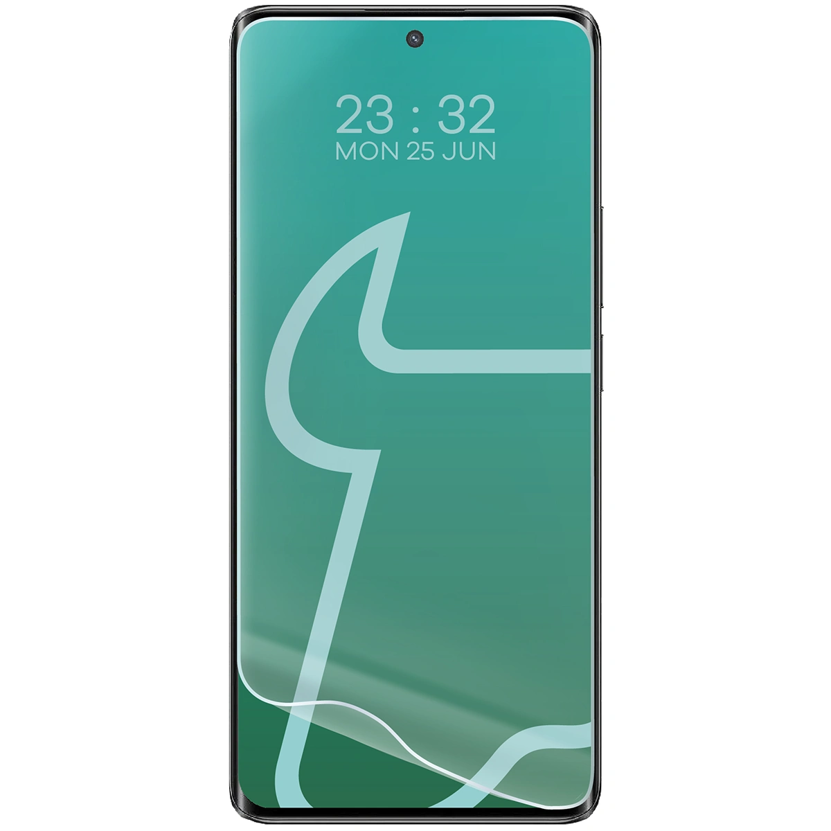 Folia hydrożelowa do Realme 11 Pro / 11 Pro Plus obok telefonu