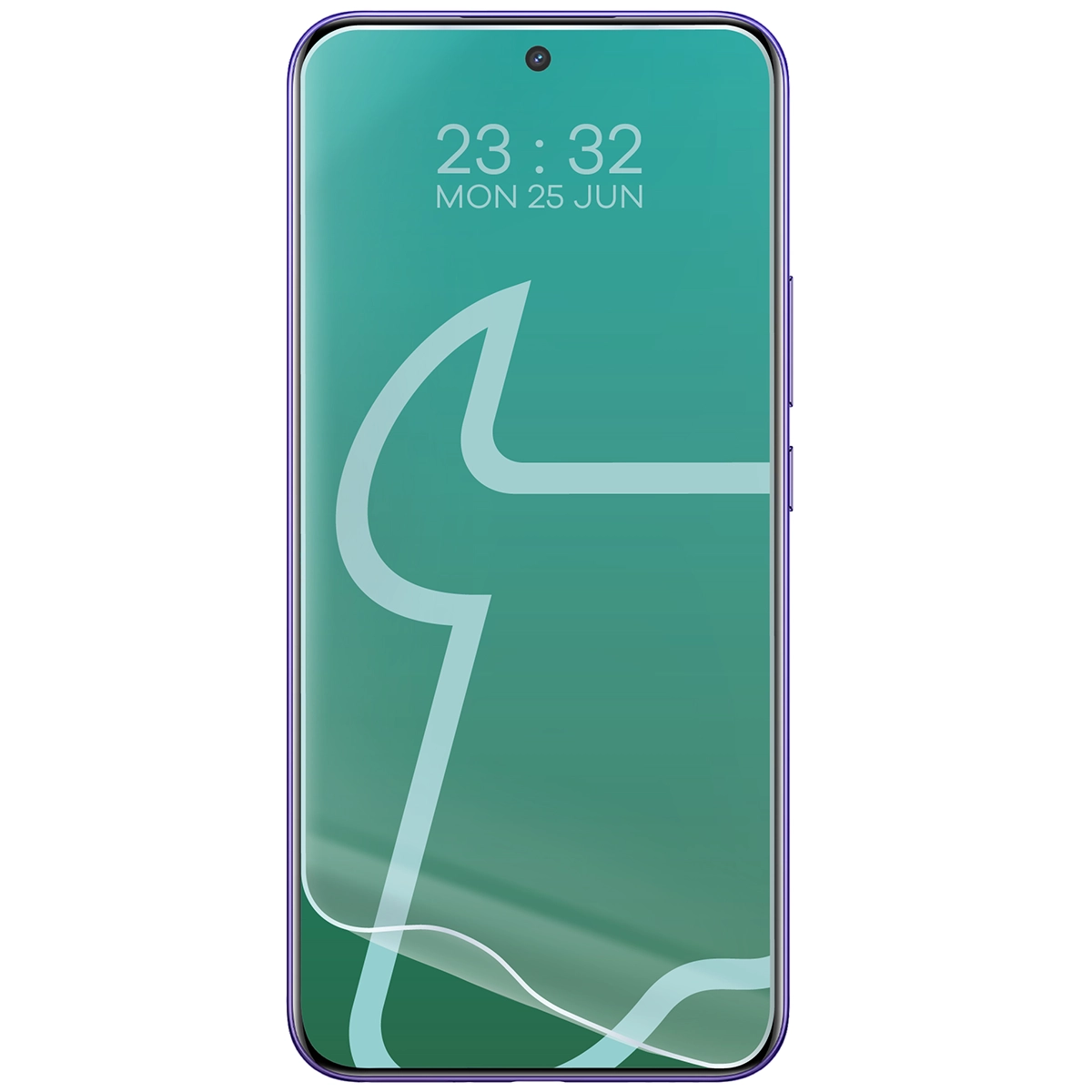 Folia hydrożelowa do Realme 14 Pro Plus 5G nałożona na telefon