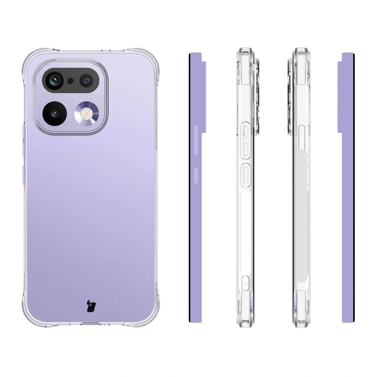 Etui Bizon Case Salpa do Realme 16 Pro 5G z różnych stron
