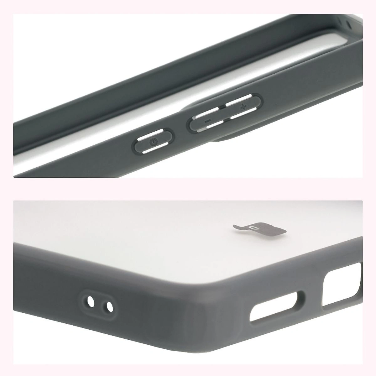 Wzmocnione narożniki i podwyższone ranty ekranu w etui Bizon Case Angelo do Realme GT 7 / Realme GT 7T