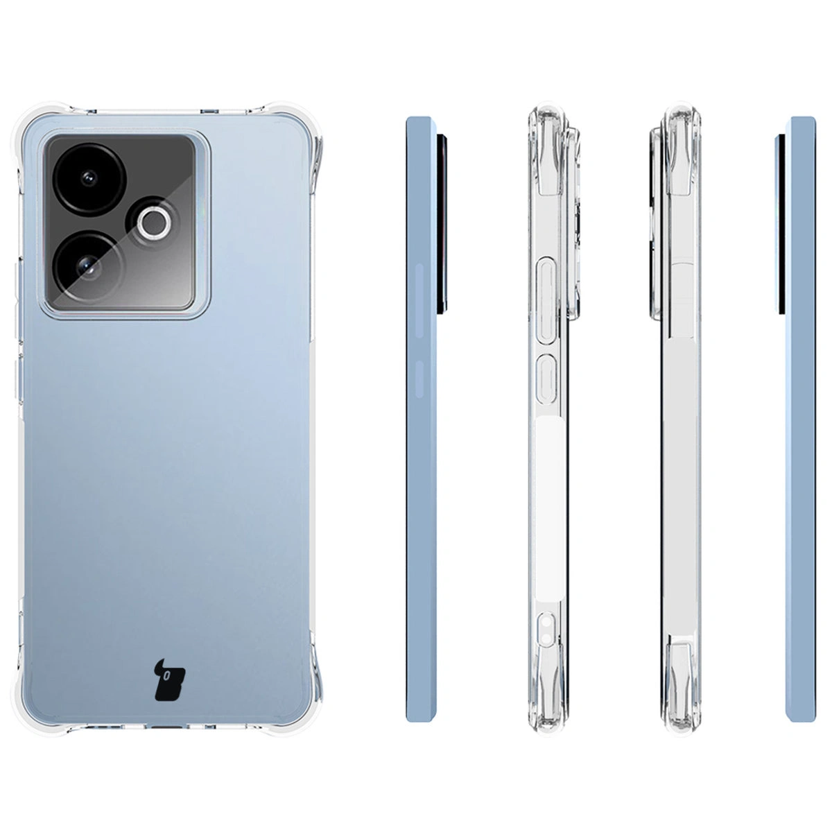 Etui Bizon Case Salpa do Realme GT 7 / Realme GT 7T z różnych stron