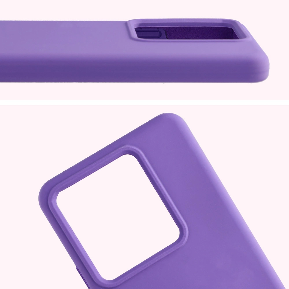 Zbliżenie na wycięcie na obiektywy w etui Bizon Soft Case do Realme GT 7 / Realme GT 7T