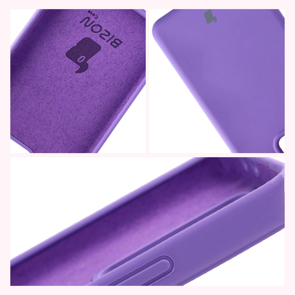 Konstrukcja etui Bizon Soft Case: zintegrowane osłony, podwyższone krawędzie i wyściółka z mikrofibry do Realme GT 7 / Realme GT 7T