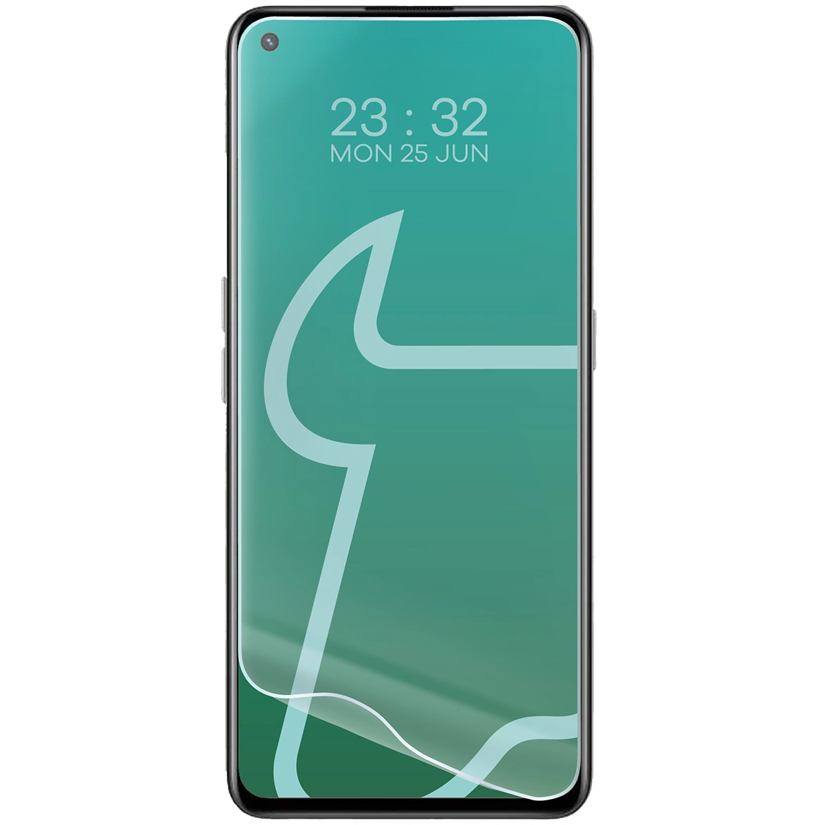 Folia hydrożelowa do Realme GT2 / GT Neo 2 / GT Neo 3T obok telefonu
