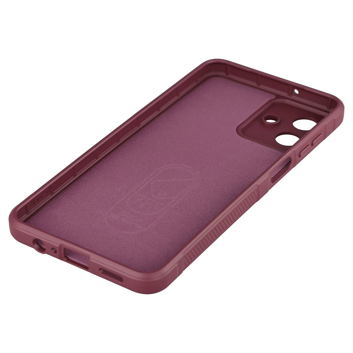 Precyzyjne wycięcia i kompatybilność z ładowaniem indukcyjnym w etui Bizon Case Tur do Samsung Galaxy A07 4G