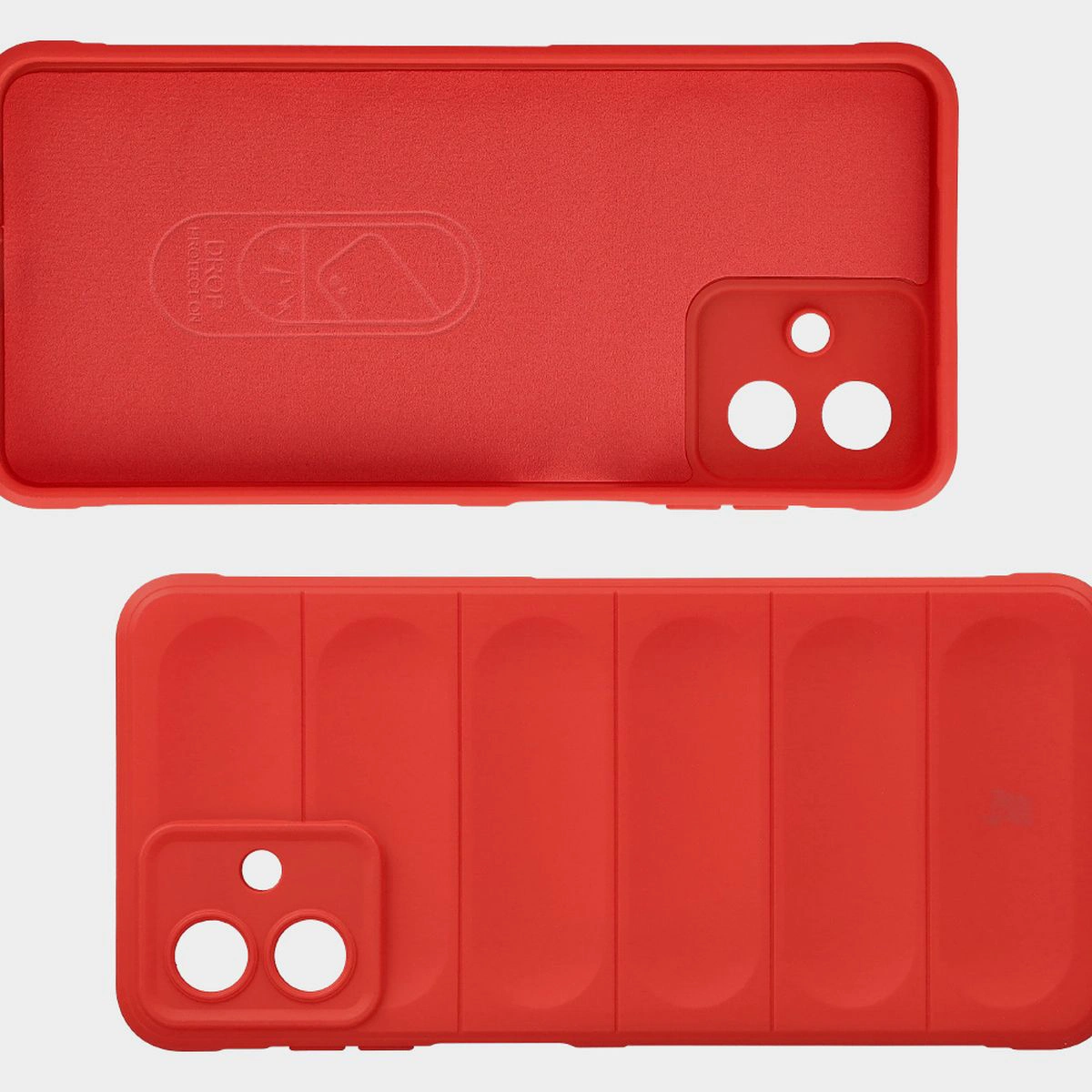 Wyściółka z mikrofibry, wyżłobienia na pleckach i wzmocnione narożniki w etui Bizon Case Tur do Samsung Galaxy A07 4G