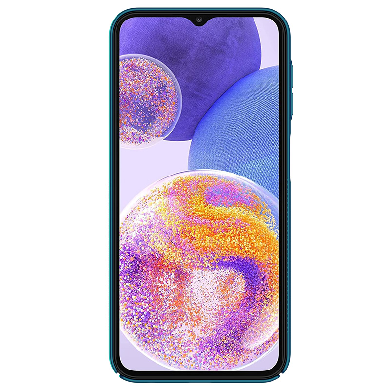 Schutzhülle Nillkin Frosted Shield für Galaxy A24 4G, Blau