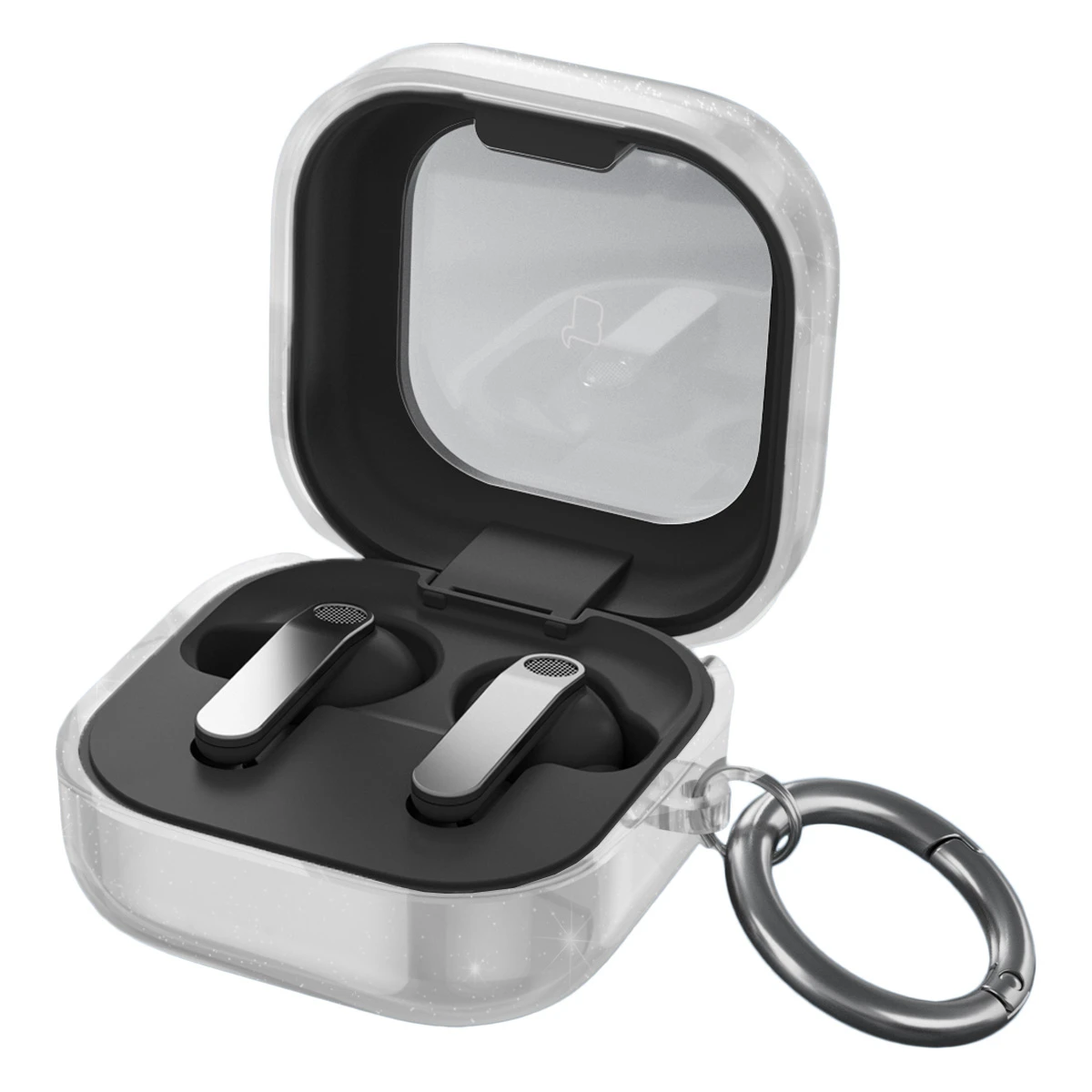 Etui Bizon Case Headphone Clear do Samsung Galaxy Buds 4 / 4 Pro 
