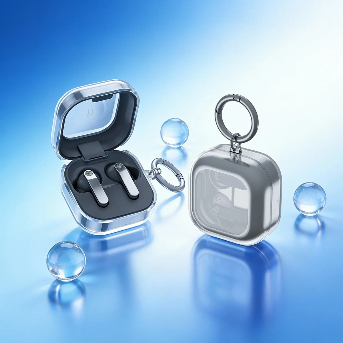 Case na słuchawki Bizon Case Headphone Clear do Samsung Galaxy Buds 4 / 4 Pro